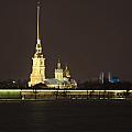Peter and Paul Cathedral in fortress (the tallest building in St. Petersburg)