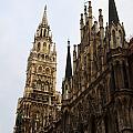 first view of Neues Rathaus (New Townhall) from Marienplatz