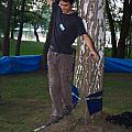 Niximor pokouší nepovinnou slackline