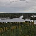 view from Elvingin torni on the way back