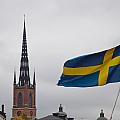 the most interesting church (from outside) in Stocholm: Riddarholmen Church