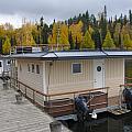 house-boat in larger harbour