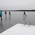 Fun on the ice (somewhere)