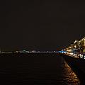 View of Winter Palace and Peter and Paul Cathedral on the other side of river