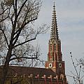 Maria Hilf church with its really impressive tower 