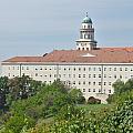 Pannonhalma Archabbey view from Millennium monument