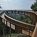 The lookout path in Pannonhalma